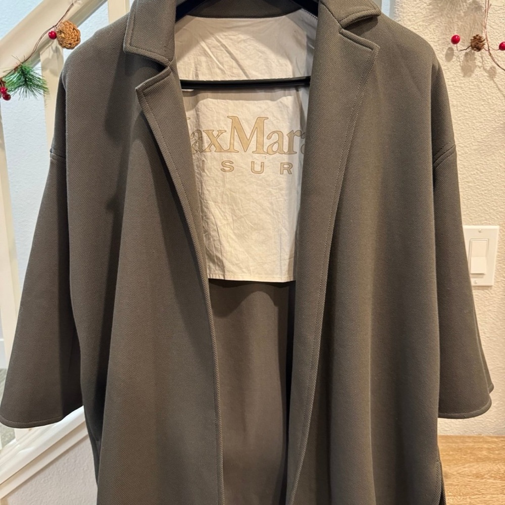 MaxMara Women Greyish Green Leisure Blazer